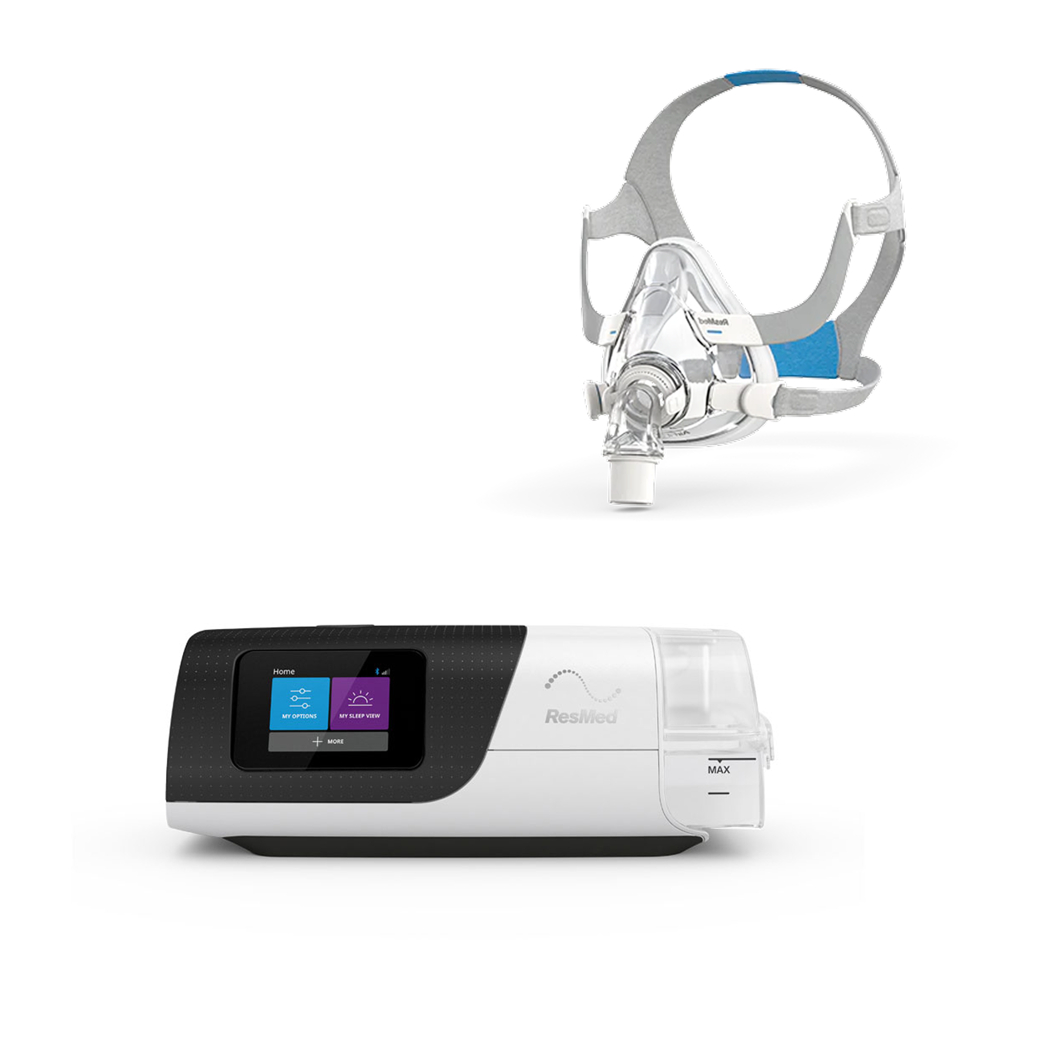 CPAP Auto AirSense 11 + Mascarilla Oronasal AirFit F20